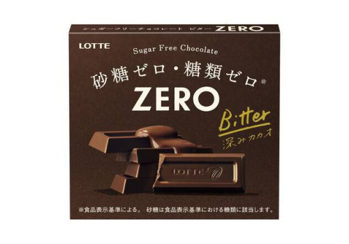  Шоколад Зеро Биттер горький без сахара 5шт, Lotte, 50гр., фото 1 