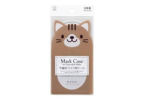  Чехол Kokubo для защитных масок 1шт Веселый котик, фото 1 