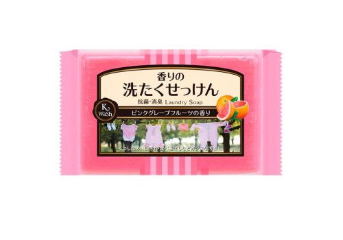  Kaneyo Хозяйственное мыло для застирывания, с антибактериальным и дезодорирующем эффектом, ароматом грейпфрута, 135 гр, фото 1 