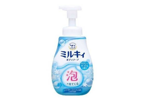  Бархатное увлажняющее мыло-пенка для тела с нежным ароматом цветочного мыла Milky Foam Gentle Soap, COW 600 мл, фото 1 