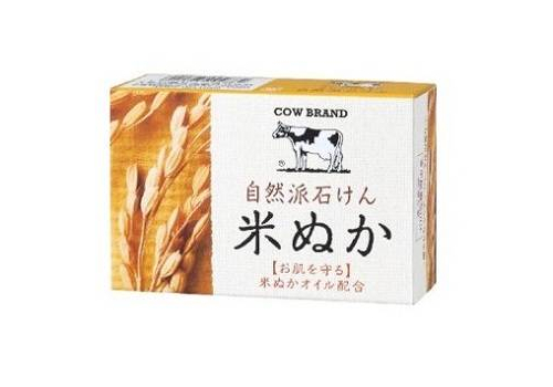  Натуральное мыло с маслом рисовых отрубей COW BRAND, древесно-цветочный аромат, фото 1 
