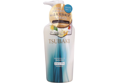  Разглаживающий кондиционер для волос Tsubaki Smooth Straight с маслом семян камелии и маточным молочком / SHISEIDO / 450 мл., фото 1 