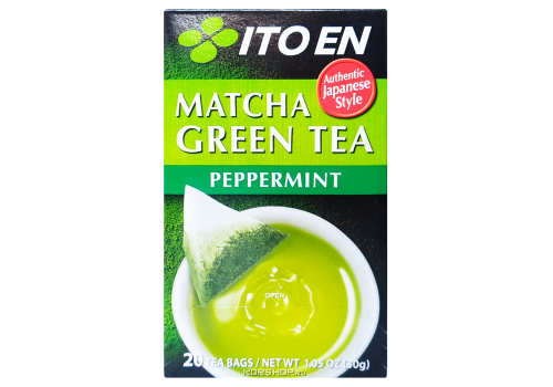  Itoen Matcha Green Tea Чай зеленый с перечной мятой, 20 пакетов, 30 гр, фото 1 