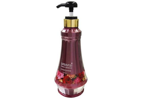  Samourai Woman Premium Кондиционер для волос восстанавливающий и увлажняющий, с ароматом роз, 550 мл, фото 1 
