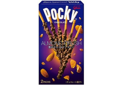  Печенье "Палочки POCKY" в молочном шоколаде с миндалем, Glico, фото 1 