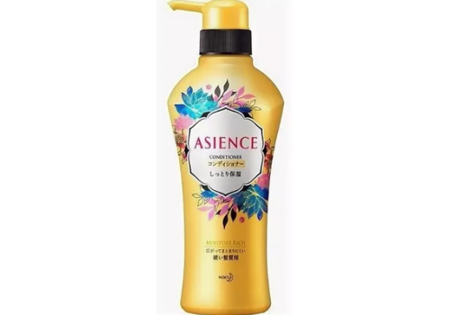  Увлажняющий кондиционер для волос с медом и протеином жемчуга Asience (цветочный аромат), KAO 450 мл, фото 1 