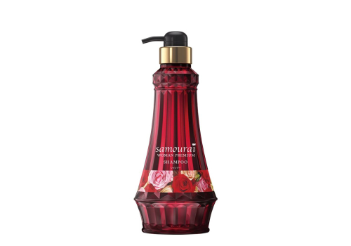  Шампунь для волос восстанавливающий и увлажняющий, с великолепным ароматом роз Samourai Woman Premium, SPR JAPAN 550 мл, фото 1 