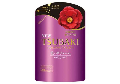  Шампунь для волос для придания объема с маслом камелии (мэу) Tsubaki Volume Touch, SHISEIDO 345 мл., фото 1 