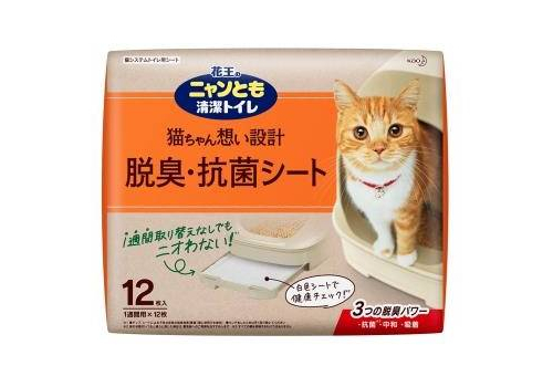  KAO Салфетка для кошачьего туалета антибактериальная 12шт, фото 1 