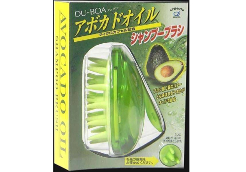  Массажная щётка для мытья волос Ikemoto Avocado Oil Shampoo Brush с маслом авокадо, фото 1 