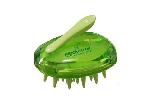  Массажная щётка для мытья волос Ikemoto Avocado Oil Shampoo Brush с маслом авокадо, фото 2 
