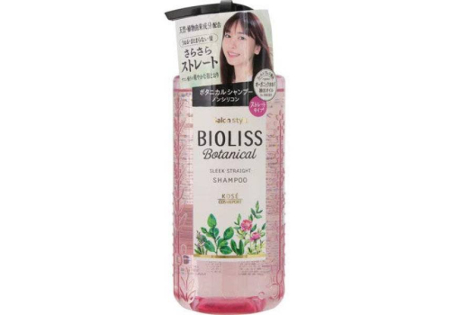  Kose Cosmeport "Salon style" Bioliss Botanical, разглаживающий и выпрямляющий шампунь для волос,  480 мл РАСПРОДАЖА!!!, фото 1 