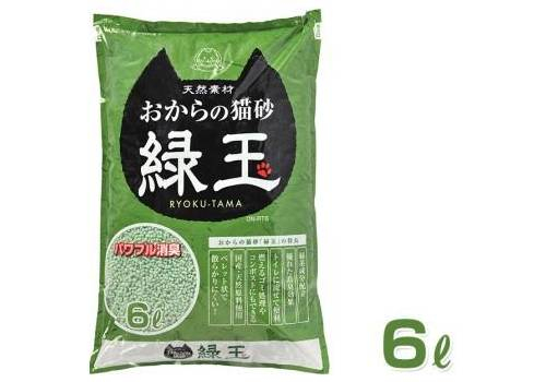  Hitachi Наполнитель для кошачьего туалета соевый Окара с экстрактом зеленого чая 6л, фото 1 