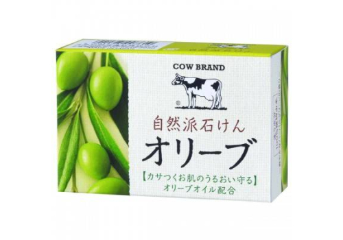  Натуральное увлажняющее мыло с оливковым маслом Cow Brand Natural Soap Olive, 100g, фото 1 