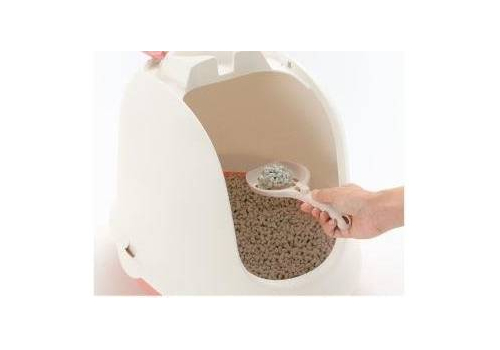  Richell Туалет для кошек Lapre Cat закрытый 37,5 × 48 × 40H (см) белый, фото 2 