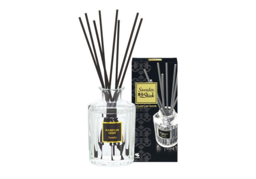  KOBAYASHI Sawaday Stick Parfum Noir Натуральный аромадиффузор для дома, с элегантным восточным ароматом, стеклянный флакон 70мл, 8 палочек., фото 1 