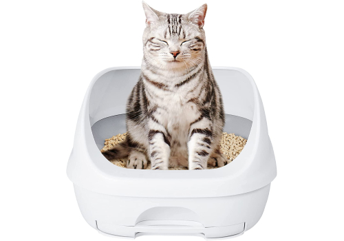  Unicharm Туалет для кошек системный открытый Limited цвет белый, фото 1 