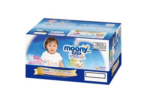  Moony Disney Трусики для девочки размер Big 12-22кг коробка 76шт, фото 1 