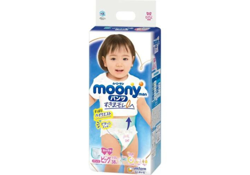  Moony Disney Трусики для девочки размер Big 12-22кг 38 шт, фото 1 