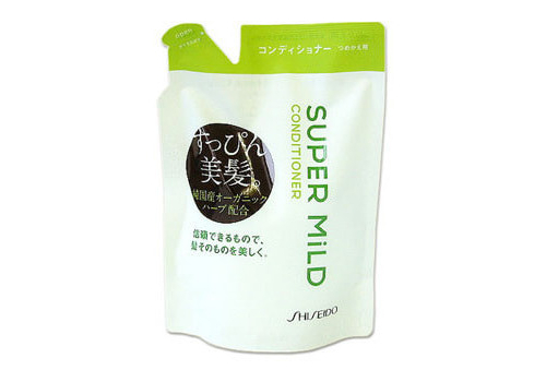  SHISEIDO Шампунь для волос SUPER MILD с ароматом трав, сменная упаковка 400 мл. РАСПРОДАЖА!!!, фото 1 