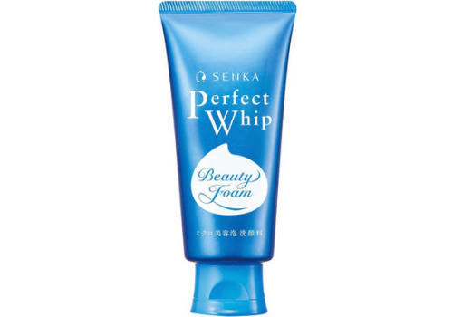  Shiseido Senka Perfect Whip Увлажняющая пенка для умывания с гиалуроновой кислотой и протеинами шёлка, туба, 120 гр, фото 1 