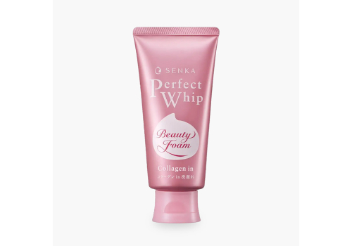  Shiseido Senka Perfect Whip Collagen Увлажняющая пенка для умывания с коллагеном, туба, 120 гр, фото 1 