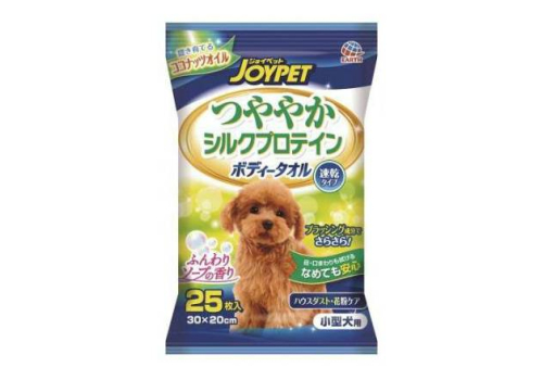  Шампуневые полотенца без воды для экспресс-купания с протеином для мелких и средних собак 30 х 20 см, 25 шт., фото 1 
