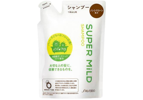  Шампунь мягкий для волос с ароматом трав Super MiLD Shiseido 400мл, фото 1 