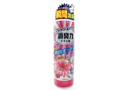  Освежитель воздуха для туалета с ароматом розовых цветов  SHOSHU RIKI  330 мл, фото 1 
