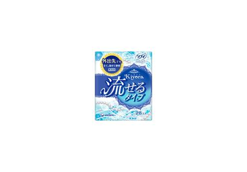  Прокладки на каждый день без запаха Sofy Kiyora Unicharm 14 см 28шт, фото 1 