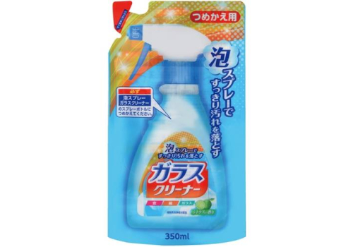  Спрей-пена для мытья стекол с ароматом цитруса (смен. блок)  Nihon 350мл, фото 1 
