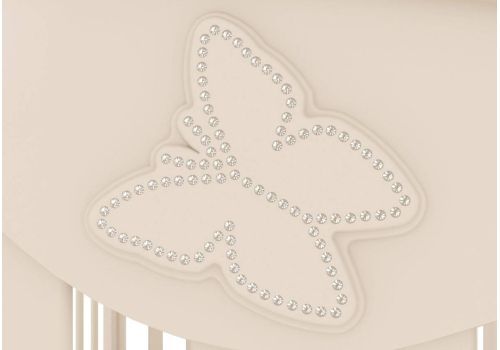  Gandilyan Детская кроватка Джулия (бабочка), маятник универсальный, фото 3 