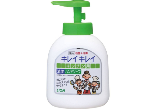  Lion Kirei Kirei Кухонное мыло для рук с антибактериальным эффектом и маслом апельсина, 250мл, фото 1 