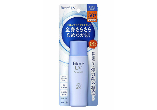  Водостойкий санскрин для лица и тела Biore UV Perfect Milk SPF 50+/ PA++++, КАО, фото 1 